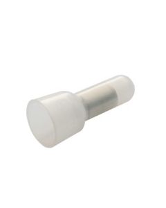 112698 White Closed End Connector AWG 18-10 Nylon 50/Bag (T11968)